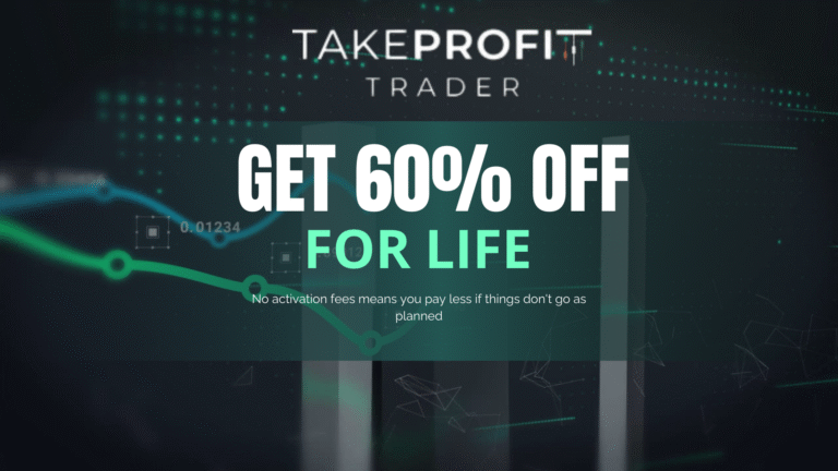 Take Profit Trader Promo Code – Get Up to 60% OFF + No Activation Fees